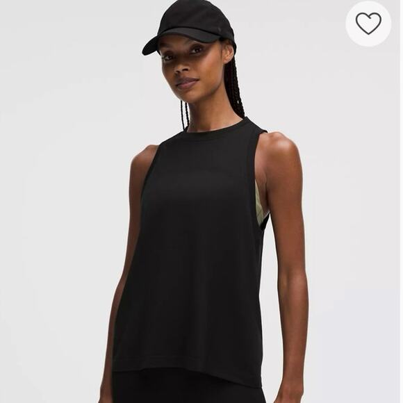 Lululemon Athletica Swiftly Relaxed Tank Top Updated Fit Black Women’s Size 4 - Picture 1 of 5